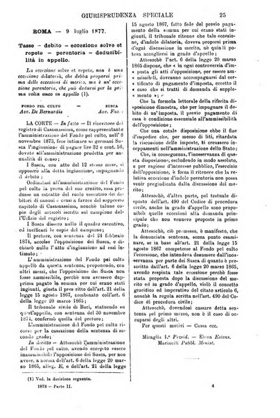 Annali della giurisprudenza italiana raccolta generale delle decisioni delle Corti di cassazione e d'appello in materia civile, criminale, commerciale, di diritto pubblico e amministrativo, e di procedura civile e penale