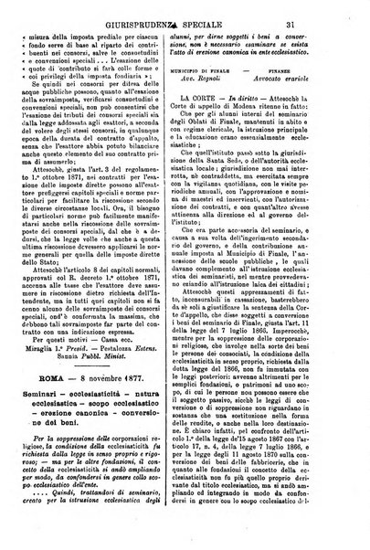 Annali della giurisprudenza italiana raccolta generale delle decisioni delle Corti di cassazione e d'appello in materia civile, criminale, commerciale, di diritto pubblico e amministrativo, e di procedura civile e penale