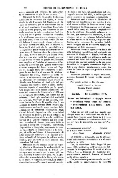 Annali della giurisprudenza italiana raccolta generale delle decisioni delle Corti di cassazione e d'appello in materia civile, criminale, commerciale, di diritto pubblico e amministrativo, e di procedura civile e penale