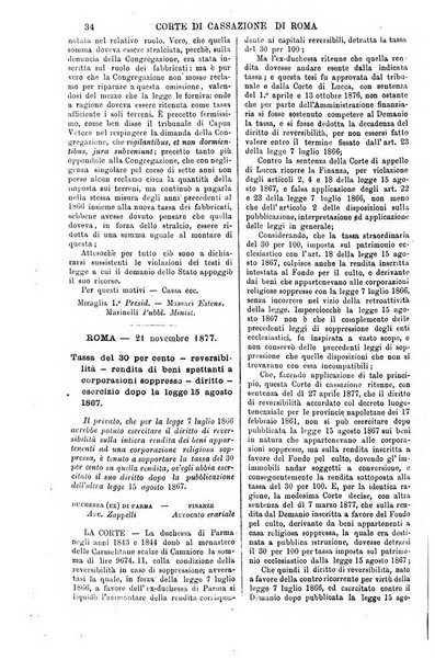 Annali della giurisprudenza italiana raccolta generale delle decisioni delle Corti di cassazione e d'appello in materia civile, criminale, commerciale, di diritto pubblico e amministrativo, e di procedura civile e penale