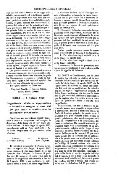 Annali della giurisprudenza italiana raccolta generale delle decisioni delle Corti di cassazione e d'appello in materia civile, criminale, commerciale, di diritto pubblico e amministrativo, e di procedura civile e penale