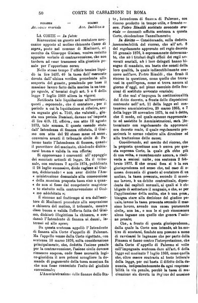 Annali della giurisprudenza italiana raccolta generale delle decisioni delle Corti di cassazione e d'appello in materia civile, criminale, commerciale, di diritto pubblico e amministrativo, e di procedura civile e penale