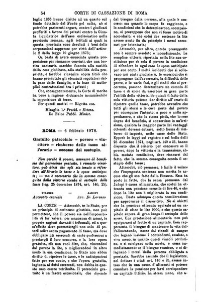 Annali della giurisprudenza italiana raccolta generale delle decisioni delle Corti di cassazione e d'appello in materia civile, criminale, commerciale, di diritto pubblico e amministrativo, e di procedura civile e penale