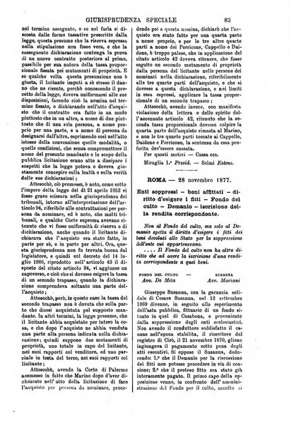 Annali della giurisprudenza italiana raccolta generale delle decisioni delle Corti di cassazione e d'appello in materia civile, criminale, commerciale, di diritto pubblico e amministrativo, e di procedura civile e penale