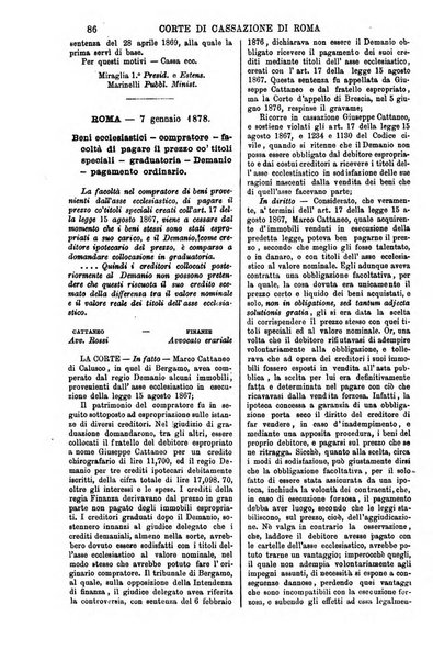 Annali della giurisprudenza italiana raccolta generale delle decisioni delle Corti di cassazione e d'appello in materia civile, criminale, commerciale, di diritto pubblico e amministrativo, e di procedura civile e penale