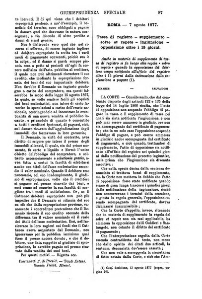 Annali della giurisprudenza italiana raccolta generale delle decisioni delle Corti di cassazione e d'appello in materia civile, criminale, commerciale, di diritto pubblico e amministrativo, e di procedura civile e penale