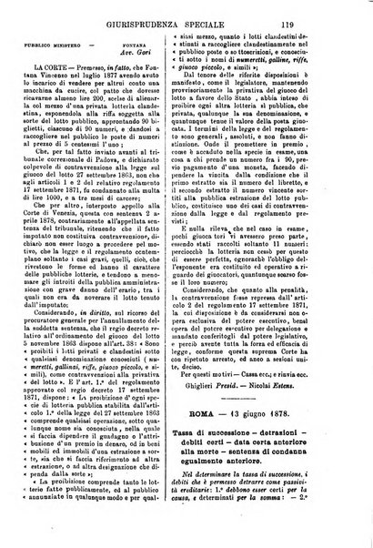 Annali della giurisprudenza italiana raccolta generale delle decisioni delle Corti di cassazione e d'appello in materia civile, criminale, commerciale, di diritto pubblico e amministrativo, e di procedura civile e penale