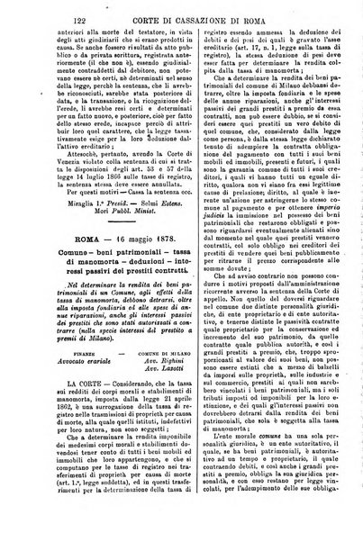 Annali della giurisprudenza italiana raccolta generale delle decisioni delle Corti di cassazione e d'appello in materia civile, criminale, commerciale, di diritto pubblico e amministrativo, e di procedura civile e penale