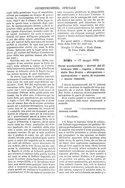 Annali della giurisprudenza italiana raccolta generale delle decisioni delle Corti di cassazione e d'appello in materia civile, criminale, commerciale, di diritto pubblico e amministrativo, e di procedura civile e penale