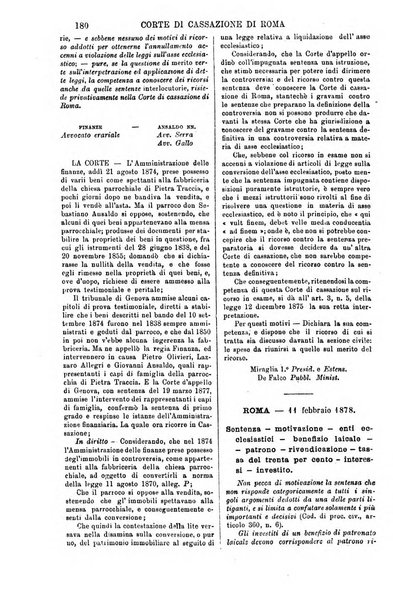 Annali della giurisprudenza italiana raccolta generale delle decisioni delle Corti di cassazione e d'appello in materia civile, criminale, commerciale, di diritto pubblico e amministrativo, e di procedura civile e penale