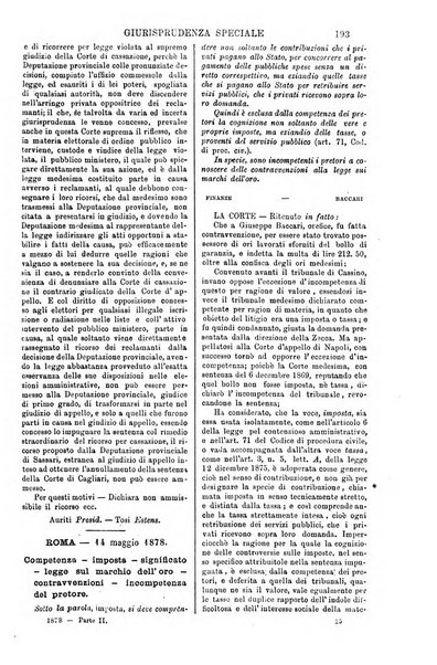 Annali della giurisprudenza italiana raccolta generale delle decisioni delle Corti di cassazione e d'appello in materia civile, criminale, commerciale, di diritto pubblico e amministrativo, e di procedura civile e penale