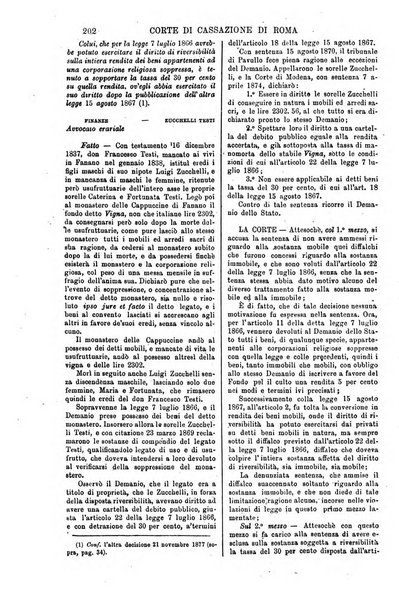 Annali della giurisprudenza italiana raccolta generale delle decisioni delle Corti di cassazione e d'appello in materia civile, criminale, commerciale, di diritto pubblico e amministrativo, e di procedura civile e penale