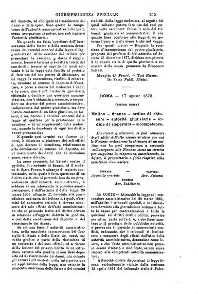 Annali della giurisprudenza italiana raccolta generale delle decisioni delle Corti di cassazione e d'appello in materia civile, criminale, commerciale, di diritto pubblico e amministrativo, e di procedura civile e penale