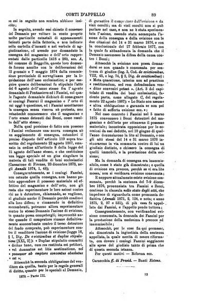 Annali della giurisprudenza italiana raccolta generale delle decisioni delle Corti di cassazione e d'appello in materia civile, criminale, commerciale, di diritto pubblico e amministrativo, e di procedura civile e penale