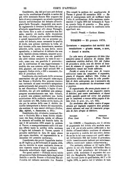 Annali della giurisprudenza italiana raccolta generale delle decisioni delle Corti di cassazione e d'appello in materia civile, criminale, commerciale, di diritto pubblico e amministrativo, e di procedura civile e penale