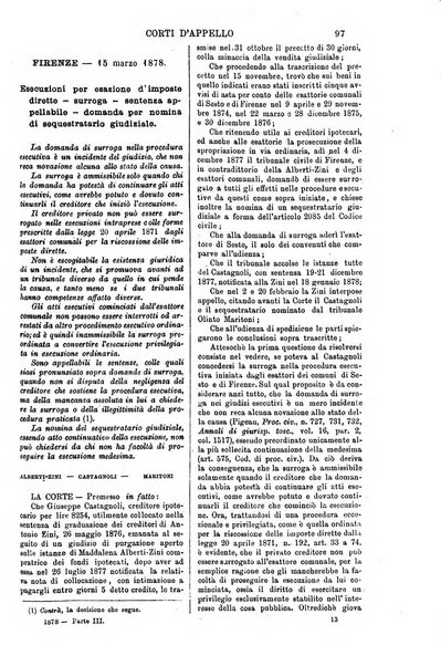 Annali della giurisprudenza italiana raccolta generale delle decisioni delle Corti di cassazione e d'appello in materia civile, criminale, commerciale, di diritto pubblico e amministrativo, e di procedura civile e penale