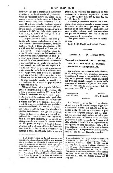 Annali della giurisprudenza italiana raccolta generale delle decisioni delle Corti di cassazione e d'appello in materia civile, criminale, commerciale, di diritto pubblico e amministrativo, e di procedura civile e penale