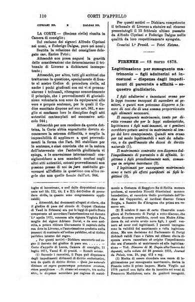 Annali della giurisprudenza italiana raccolta generale delle decisioni delle Corti di cassazione e d'appello in materia civile, criminale, commerciale, di diritto pubblico e amministrativo, e di procedura civile e penale