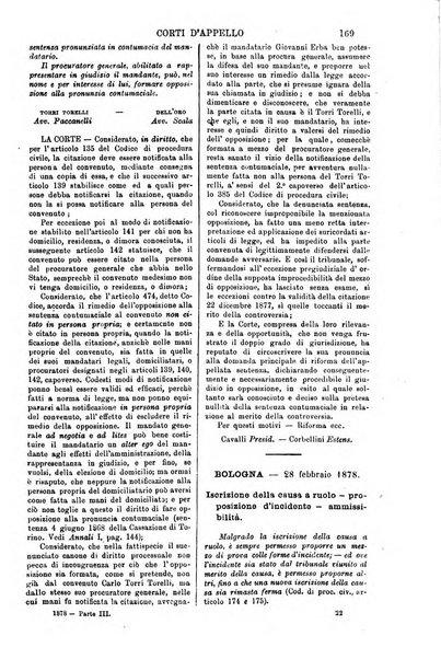 Annali della giurisprudenza italiana raccolta generale delle decisioni delle Corti di cassazione e d'appello in materia civile, criminale, commerciale, di diritto pubblico e amministrativo, e di procedura civile e penale