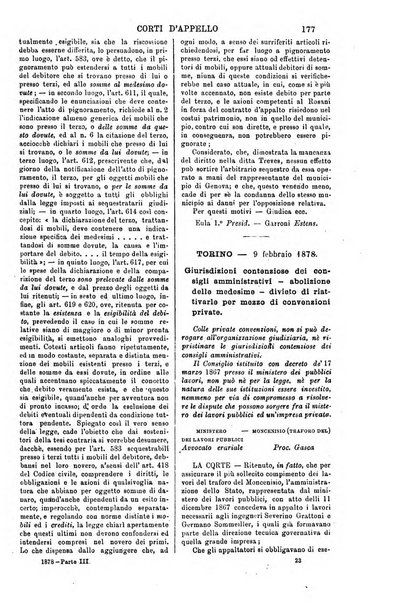 Annali della giurisprudenza italiana raccolta generale delle decisioni delle Corti di cassazione e d'appello in materia civile, criminale, commerciale, di diritto pubblico e amministrativo, e di procedura civile e penale