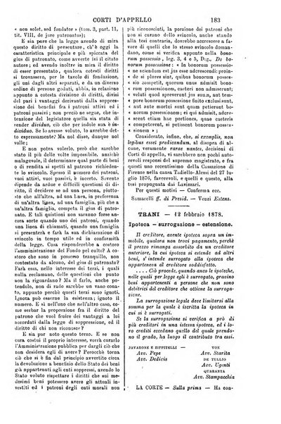 Annali della giurisprudenza italiana raccolta generale delle decisioni delle Corti di cassazione e d'appello in materia civile, criminale, commerciale, di diritto pubblico e amministrativo, e di procedura civile e penale