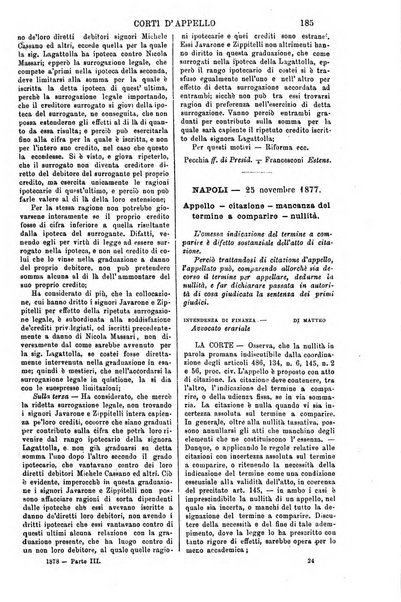 Annali della giurisprudenza italiana raccolta generale delle decisioni delle Corti di cassazione e d'appello in materia civile, criminale, commerciale, di diritto pubblico e amministrativo, e di procedura civile e penale