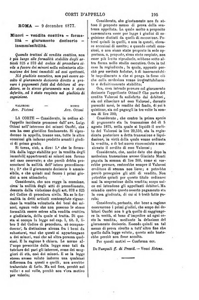 Annali della giurisprudenza italiana raccolta generale delle decisioni delle Corti di cassazione e d'appello in materia civile, criminale, commerciale, di diritto pubblico e amministrativo, e di procedura civile e penale