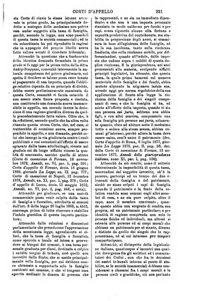 Annali della giurisprudenza italiana raccolta generale delle decisioni delle Corti di cassazione e d'appello in materia civile, criminale, commerciale, di diritto pubblico e amministrativo, e di procedura civile e penale