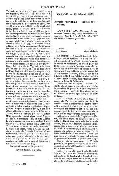 Annali della giurisprudenza italiana raccolta generale delle decisioni delle Corti di cassazione e d'appello in materia civile, criminale, commerciale, di diritto pubblico e amministrativo, e di procedura civile e penale