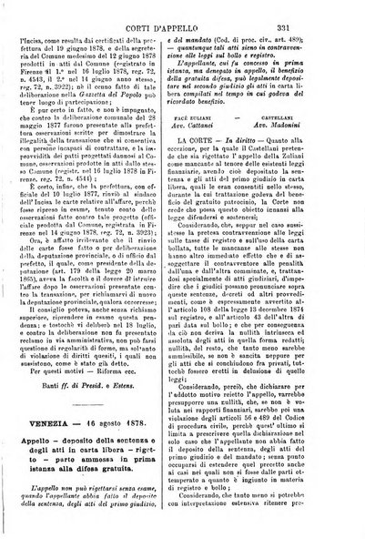 Annali della giurisprudenza italiana raccolta generale delle decisioni delle Corti di cassazione e d'appello in materia civile, criminale, commerciale, di diritto pubblico e amministrativo, e di procedura civile e penale