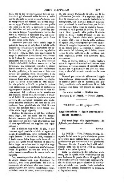 Annali della giurisprudenza italiana raccolta generale delle decisioni delle Corti di cassazione e d'appello in materia civile, criminale, commerciale, di diritto pubblico e amministrativo, e di procedura civile e penale