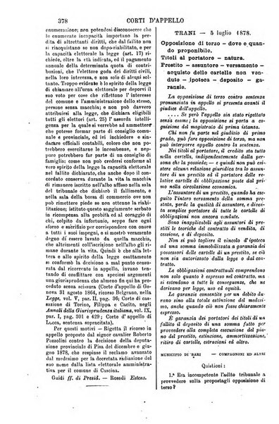 Annali della giurisprudenza italiana raccolta generale delle decisioni delle Corti di cassazione e d'appello in materia civile, criminale, commerciale, di diritto pubblico e amministrativo, e di procedura civile e penale