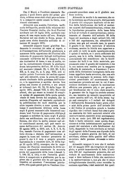 Annali della giurisprudenza italiana raccolta generale delle decisioni delle Corti di cassazione e d'appello in materia civile, criminale, commerciale, di diritto pubblico e amministrativo, e di procedura civile e penale