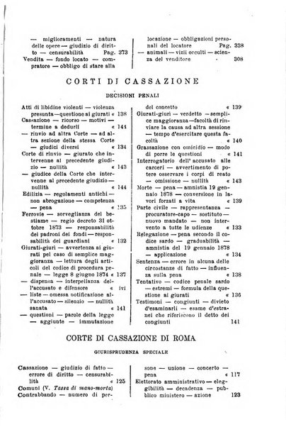 Annali della giurisprudenza italiana raccolta generale delle decisioni delle Corti di cassazione e d'appello in materia civile, criminale, commerciale, di diritto pubblico e amministrativo, e di procedura civile e penale