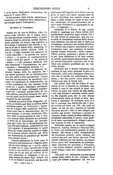 Annali della giurisprudenza italiana raccolta generale delle decisioni delle Corti di cassazione e d'appello in materia civile, criminale, commerciale, di diritto pubblico e amministrativo, e di procedura civile e penale