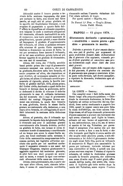 Annali della giurisprudenza italiana raccolta generale delle decisioni delle Corti di cassazione e d'appello in materia civile, criminale, commerciale, di diritto pubblico e amministrativo, e di procedura civile e penale