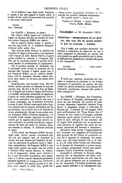 Annali della giurisprudenza italiana raccolta generale delle decisioni delle Corti di cassazione e d'appello in materia civile, criminale, commerciale, di diritto pubblico e amministrativo, e di procedura civile e penale