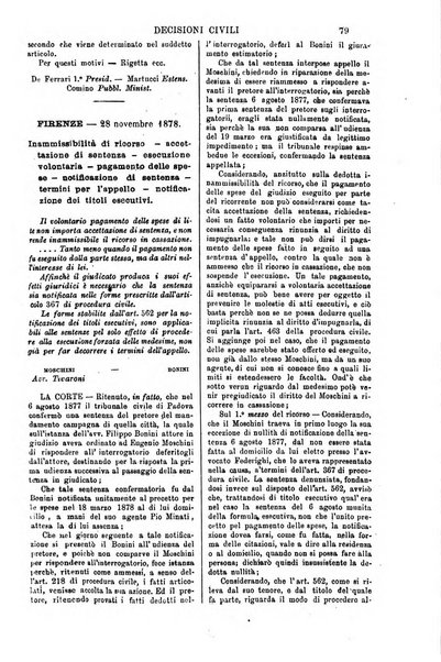 Annali della giurisprudenza italiana raccolta generale delle decisioni delle Corti di cassazione e d'appello in materia civile, criminale, commerciale, di diritto pubblico e amministrativo, e di procedura civile e penale