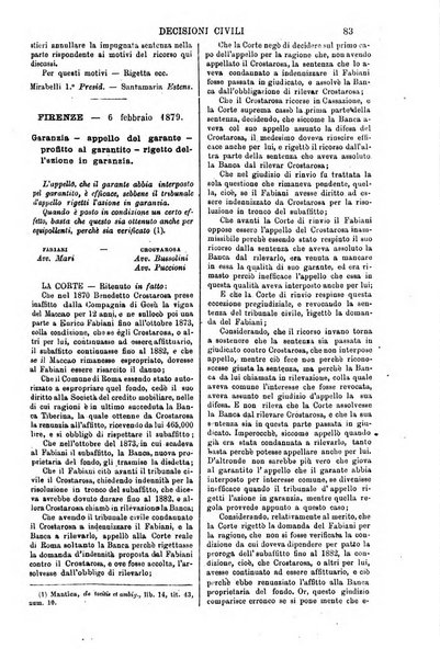 Annali della giurisprudenza italiana raccolta generale delle decisioni delle Corti di cassazione e d'appello in materia civile, criminale, commerciale, di diritto pubblico e amministrativo, e di procedura civile e penale