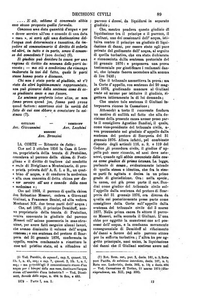 Annali della giurisprudenza italiana raccolta generale delle decisioni delle Corti di cassazione e d'appello in materia civile, criminale, commerciale, di diritto pubblico e amministrativo, e di procedura civile e penale