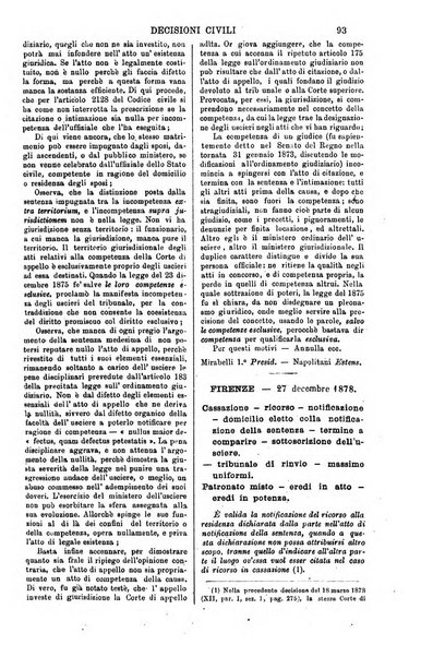 Annali della giurisprudenza italiana raccolta generale delle decisioni delle Corti di cassazione e d'appello in materia civile, criminale, commerciale, di diritto pubblico e amministrativo, e di procedura civile e penale