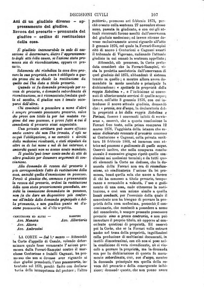 Annali della giurisprudenza italiana raccolta generale delle decisioni delle Corti di cassazione e d'appello in materia civile, criminale, commerciale, di diritto pubblico e amministrativo, e di procedura civile e penale