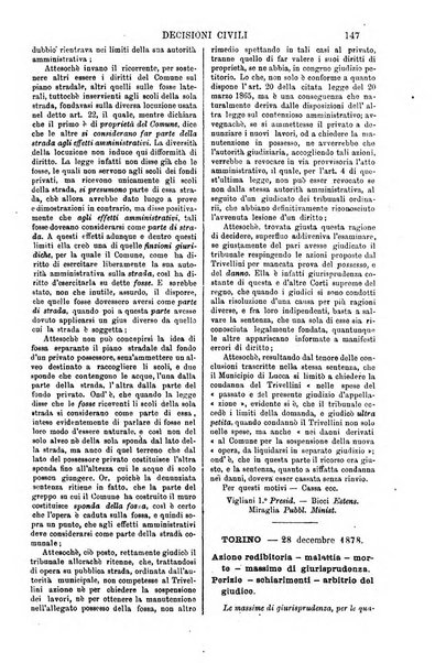 Annali della giurisprudenza italiana raccolta generale delle decisioni delle Corti di cassazione e d'appello in materia civile, criminale, commerciale, di diritto pubblico e amministrativo, e di procedura civile e penale