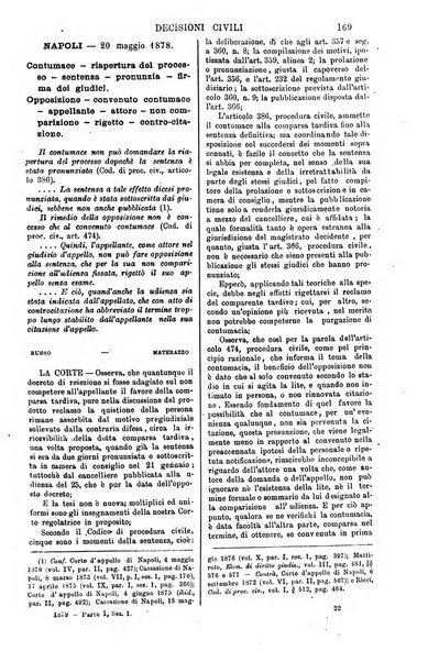 Annali della giurisprudenza italiana raccolta generale delle decisioni delle Corti di cassazione e d'appello in materia civile, criminale, commerciale, di diritto pubblico e amministrativo, e di procedura civile e penale