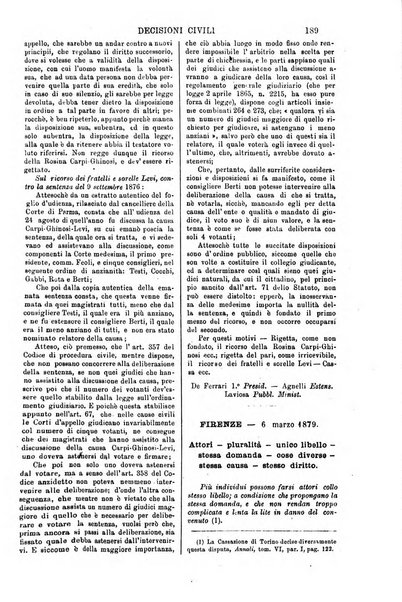 Annali della giurisprudenza italiana raccolta generale delle decisioni delle Corti di cassazione e d'appello in materia civile, criminale, commerciale, di diritto pubblico e amministrativo, e di procedura civile e penale