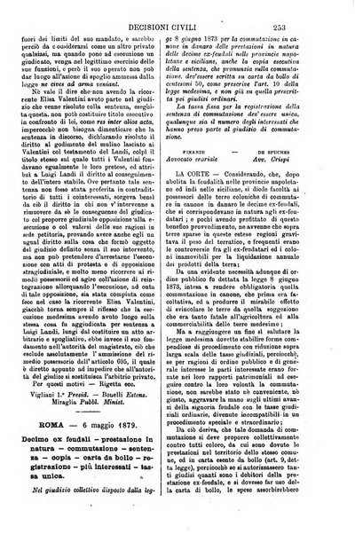 Annali della giurisprudenza italiana raccolta generale delle decisioni delle Corti di cassazione e d'appello in materia civile, criminale, commerciale, di diritto pubblico e amministrativo, e di procedura civile e penale