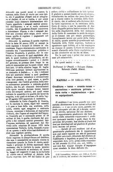 Annali della giurisprudenza italiana raccolta generale delle decisioni delle Corti di cassazione e d'appello in materia civile, criminale, commerciale, di diritto pubblico e amministrativo, e di procedura civile e penale