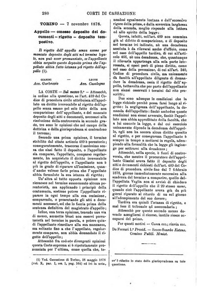 Annali della giurisprudenza italiana raccolta generale delle decisioni delle Corti di cassazione e d'appello in materia civile, criminale, commerciale, di diritto pubblico e amministrativo, e di procedura civile e penale