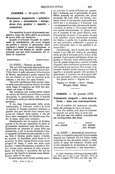 Annali della giurisprudenza italiana raccolta generale delle decisioni delle Corti di cassazione e d'appello in materia civile, criminale, commerciale, di diritto pubblico e amministrativo, e di procedura civile e penale