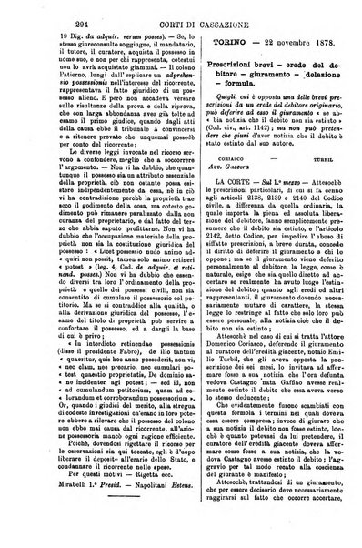 Annali della giurisprudenza italiana raccolta generale delle decisioni delle Corti di cassazione e d'appello in materia civile, criminale, commerciale, di diritto pubblico e amministrativo, e di procedura civile e penale